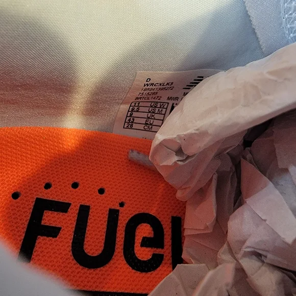 New Balance Men's Running Shoes - White and Neon - Picture 12 of 15